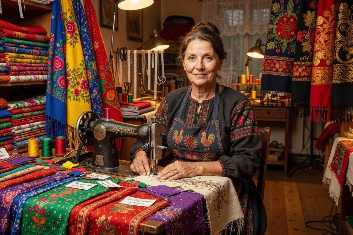 Olga Morozova, créatrice de costumes russes à Lyon