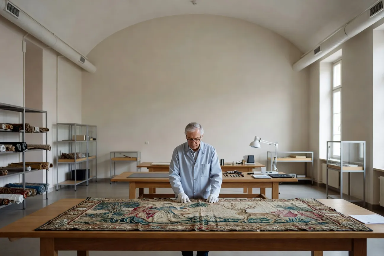 Bernard Lecointre, conservateur-restaurateur textile en musée ethnographique