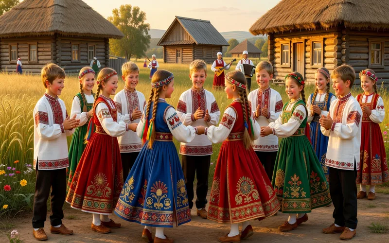 Les Vêtements Traditionnels Russes pour Enfants
